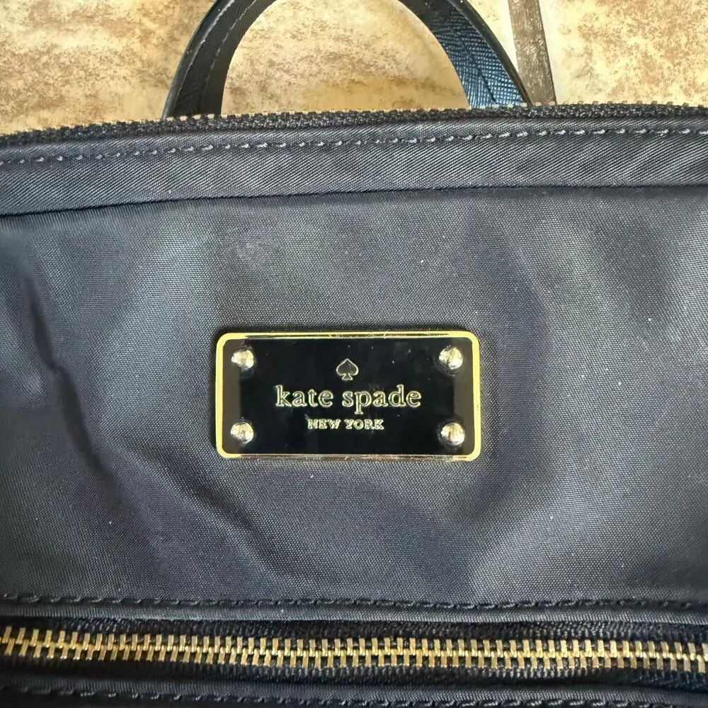 Kate Spade Black Mini‎ Backpack Travel Bag Nylon
